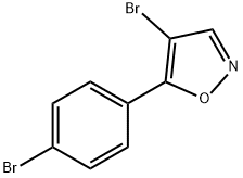 Isoxazole, 4-bromo-5-(4-bromophenyl)- Structure