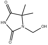 1-Hydroxymethyl-5,5-dimethylhydantoin Structure