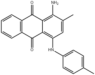 1-amino-2-methyl-4-[(4-methylphenyl)amino]anthraquinone Structure