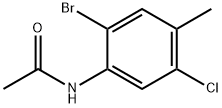 N-Acetyl 2-bromo-5-chloro-4-methylaniline Structure