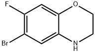 6-Bromo-7-fluoro-3,4-dihydro-2H-1,4-benzoxazine Structure