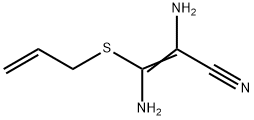 2-Propenenitrile,  2,3-diamino-3-(2-propenylthio)-  (9CI) Structure