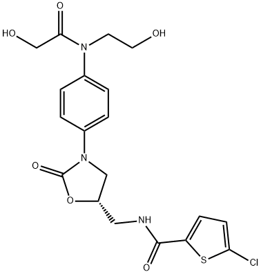 Rivaroxaban Diol (Mixture of Diastereomers) Structure