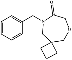 9-benzyl-6-oxa-9-azaspiro[3.6]decan-8-one 구조식 이미지