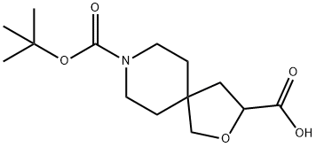 tert-butyl 3-(hydroxymethyl)-2-oxa-8-azaspiro[4.5]decane-8-carboxylate 구조식 이미지