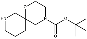 tert-부틸1-옥사-4,8-디아자스피로[5.5]운데칸-4-카르복실레이트 구조식 이미지