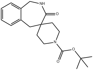 Tert-Butyl 3-Oxo-1,2,3,5-Tetrahydrospiro[Benzo[C]Azepine-4,4'-Piperidine]-1'-Carboxylate Structure