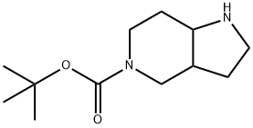 TERT-BUTYL HEXAHYDRO-1H-PYRROLO[3,2-C]PYRIDINE-5(6H)-CARBOXYLATE Structure