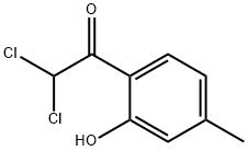 Ethanone, 2,2-dichloro-1-(2-hydroxy-4-methylphenyl)- (9CI) 구조식 이미지