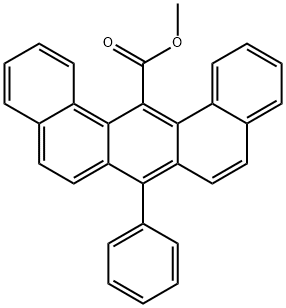 methyl 7-phenyldibenz(a,j)anthracene-14-carboxylate Structure