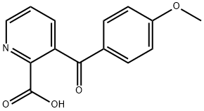 3-(4-METHOXYBENZOYL)-PYRIDINE-2-CARBOXYLIC ACID Structure