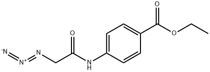 Ethyl 4-[(azidoacetyl)amino]benzoate 구조식 이미지