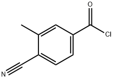 4-시아노-3-메틸벤조일클로라이드 구조식 이미지