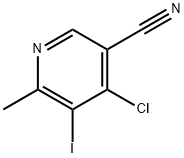 4-Chloro-5-iodo-6-methylnicotinonitrile 구조식 이미지