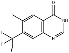 6-Methyl-7-(trifluoromethyl)-4(3H)-quinazolinone Structure