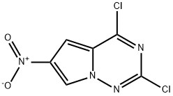 2,4-디클로로-6-니트로피롤로[1,2-f][1,2,4]트리아진 구조식 이미지