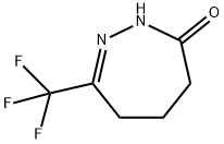 3-(TrifluoroMethyl)-5,6-dihydro-1H-1,2-diazepin-7(4H)-one Structure