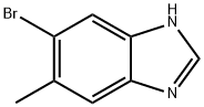 5-브로모-6-메틸-1H-벤즈이미다졸 구조식 이미지