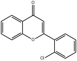 2'-chloroflavone Structure