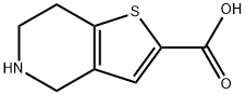 4,5,6,7-tetrahydrothieno[3,2-c]pyridine-2-carboxylic acid Structure