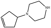 Piperazine, 1-(3-cyclopenten-1-yl)- (9CI) Structure