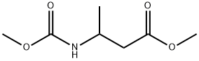 Butanoic  acid,  3-[(methoxycarbonyl)amino]-,  methyl  ester Structure