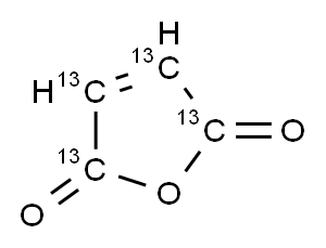 Maleic  anhydride-13C4 Structure
