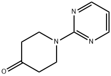 1-PYRIMIDIN-2-YL-PIPERIDIN-4-ONE 구조식 이미지