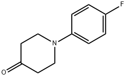 1-(4-플루오로-페닐)-피페리딘-4-온 구조식 이미지