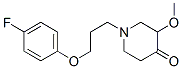 1-(3-(4-fluorophenoxy)propyl)-3-methoxy-4-piperidinone Structure