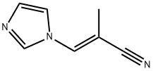 2-Propenenitrile,3-(1H-imidazol-1-yl)-2-methyl-,(E)-(9CI) Structure