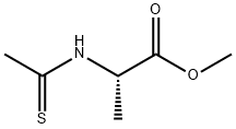 L-Alanine, N-(1-thioxoethyl)-, methyl ester (9CI) Structure