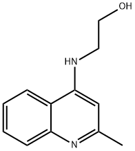 4-(2-HYDROXYETHYL)AMINO-2-METHYLQUINOLINE Structure
