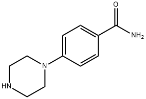 4-(1-PIPERAZINYL)BENZAMIDE Structure