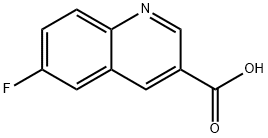 6-FLUOROQUINOLINE-3-CARBOXYLIC ACID 구조식 이미지