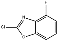 2-클로로-4-플루오로벤조[d]옥사졸 구조식 이미지