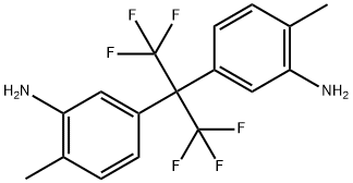 2,2-BIS(3-AMINO-4-METHYLPHENYL)HEXAFLUOROPROPANE Structure