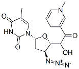 5'-(1,4-dihydro-1-methyl-3-pyridinylcarbonyl)-3'-azido-3'-deoxythymidine Structure