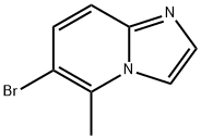 IMidazo[1,2-a]pyridine, 6-broMo-5-Methyl- Structure