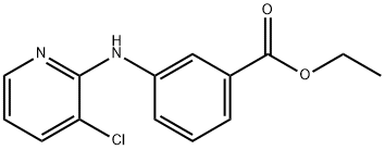 ethyl 3-[(3-chloropyridin-2-yl)amino]benzoate 구조식 이미지