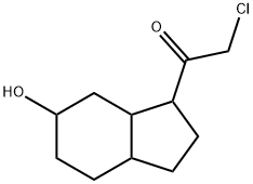 Ethanone, 2-chloro-1-(octahydro-6-hydroxy-1H-inden-1-yl)- (9CI) 구조식 이미지