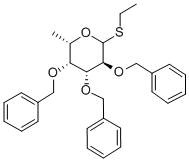 2,3,4-tri-o-benzyl-1-s-ethyl-β-l-thiofucopyranoside 구조식 이미지