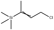 ((E)-3-CHLORO-1-METHYLPROPENYL)TRIMETHYLSILANE Structure