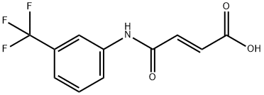 4-OXO-4-[3-(TRIFLUOROMETHYL)ANILINO]BUT-2-ENOIC ACID Structure