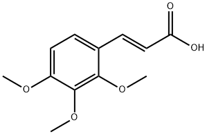 trans-3-(2,3,4-Trimethoxyphenyl)-2-propenoic acid Structure