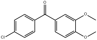 4-Chloro-3,4'-DimethoxyBenzophenone 구조식 이미지