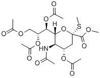 METHYL-4 7 8 9-TETRA-O-ACETYL-2-THIO -N- Structure