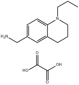 C-(1-Propyl-1,2,3,4-tetrahydro-quinolin-6-yl)-methylamine oxalate 구조식 이미지