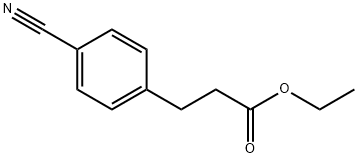 에틸3-(4-시아노페닐)프로파노에이트 구조식 이미지