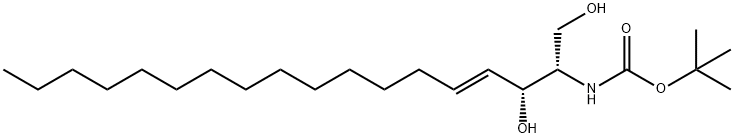 (4E,2S,3R)-1,3-Dihydroxy-2-((tert-b Structure